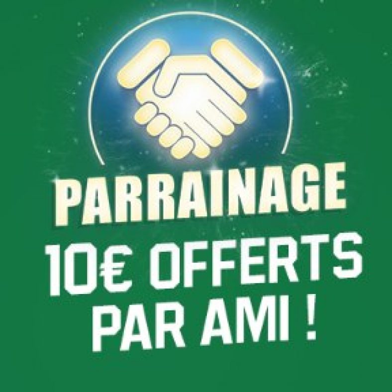 Promo Unibet Parrainage : 10€ offerts