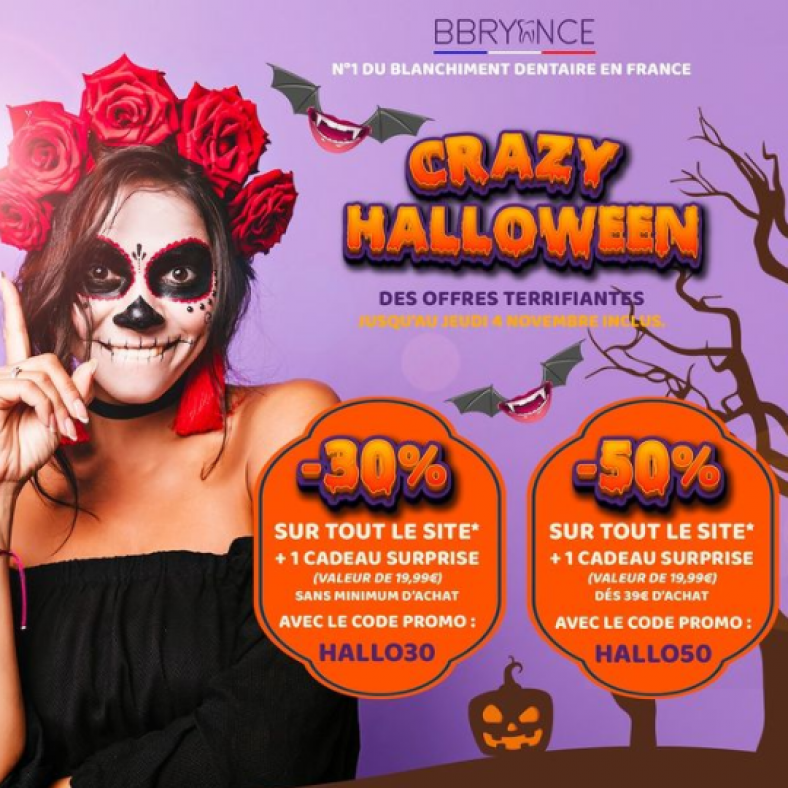 Code Promo Halloween Bbryance : 50% de remise