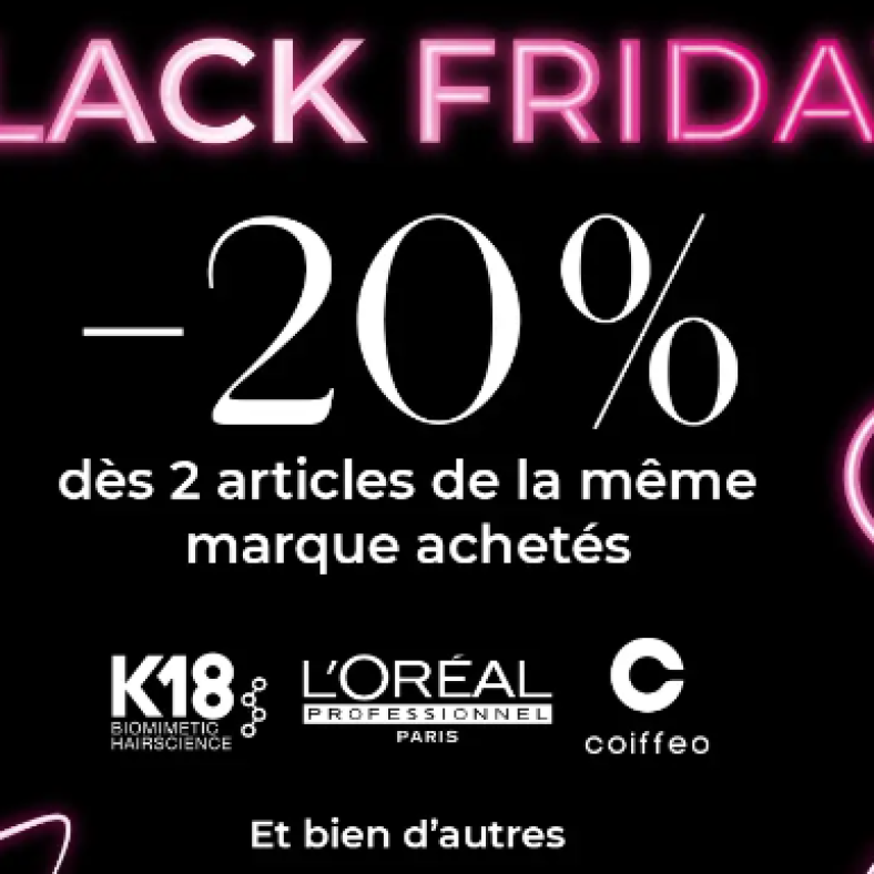 Black Friday Bleu Libellule : -20% dès 2 articles de la même marque achetés