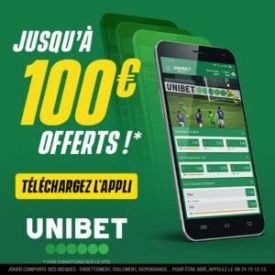 Promo Unibet : Jusqu’à 150€ offerts sur votre 1er pari sportif